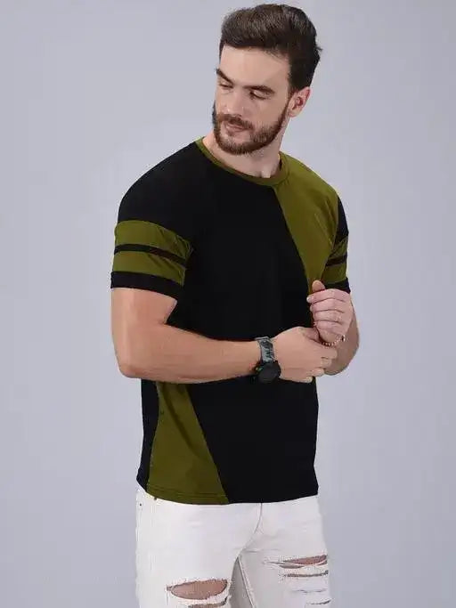 Regular Fit Cotton Blend Men's T-Shirt | Casual & Party Wear