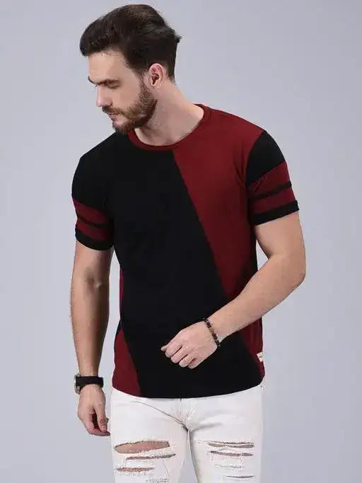 Regular Fit Cotton Blend Men's T-Shirt | Casual & Party Wear