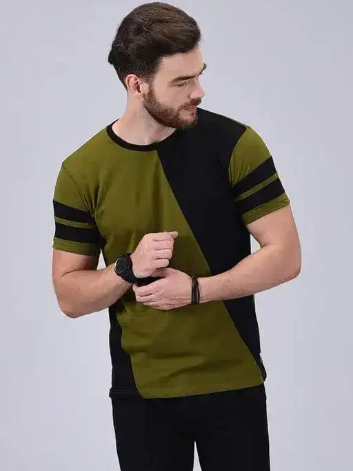 Regular Fit Cotton Blend Men's T-Shirt | Casual & Party Wear