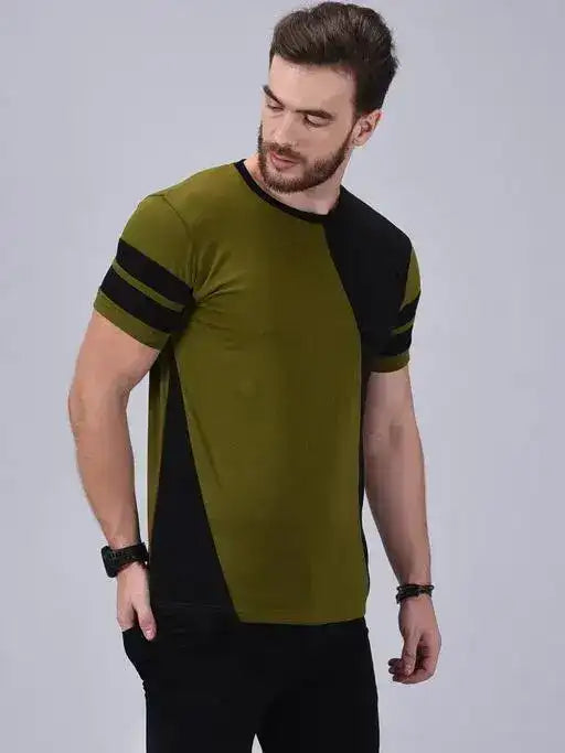 Regular Fit Cotton Blend Men's T-Shirt | Casual & Party Wear