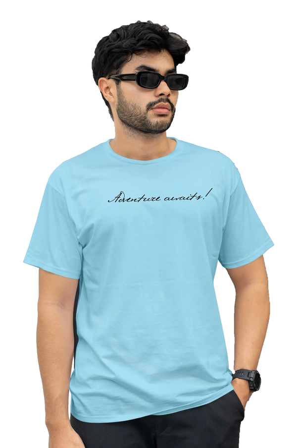 Adventure Awaits ✨ Men's T-Shirt | Stylish Motivational Quote Tee