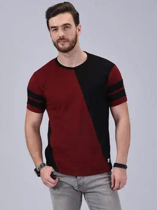 Regular Fit Cotton Blend Men's T-Shirt | Casual & Party Wear