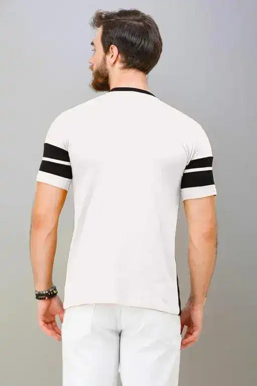 Regular Fit Cotton Blend Men's T-Shirt | Casual & Party Wear