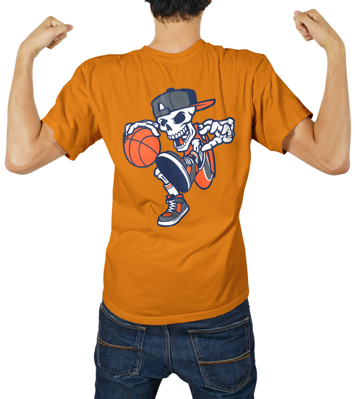 Skull Dunk 🏀 Men's T-Shirt | Cool Basketball Graphic Tee