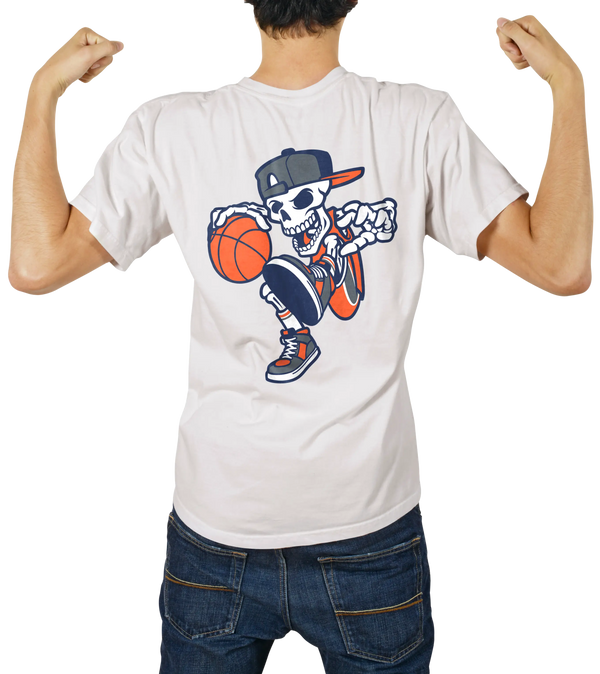 Skull Dunk 🏀 Men's T-Shirt | Cool Basketball Graphic Tee