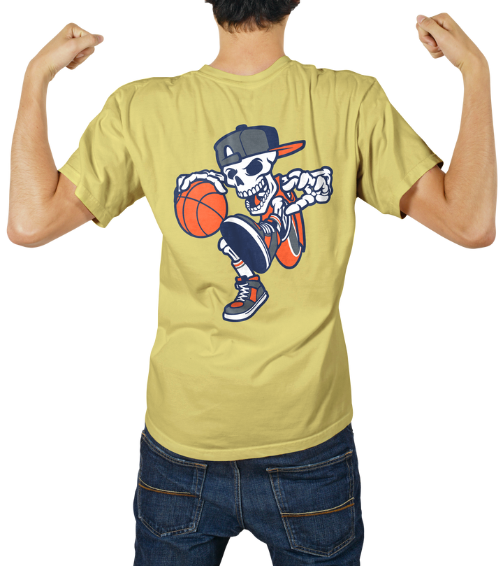 Skull Dunk 🏀 Men's T-Shirt | Cool Basketball Graphic Tee